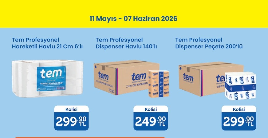 Tem Profesyonel Hareketli Havlu 21 Cm 6'Lı
