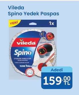 Vileda Spıno Yedek Paspas 1 Adet