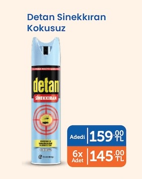 Detan Sinekıran Kokusuz Sprey