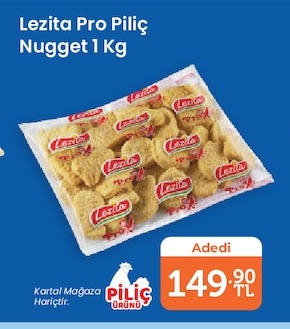 Lezita Pro Piliç Nugget 1 Kg