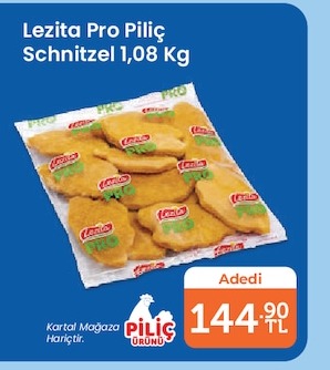 Lezita Pro Piliç Schnitzel 1,08 Kg