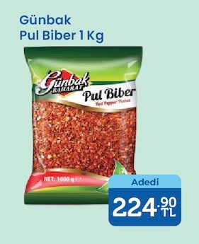 Günbak Pul Biber 1 Kg