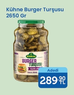 Kuhne Burger Turşusu 2650 Gr