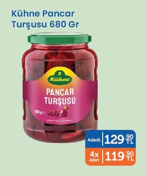 Kuhne Pancar Tursusu 680 Gr