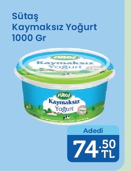 Sutas Kaymaksiz Yogurt 1000 Gr