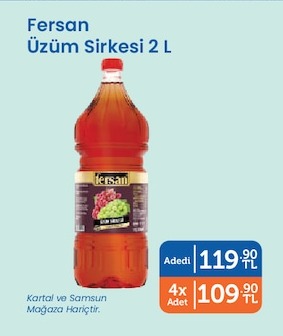 Fersan Üzüm Sirkesi 2 L