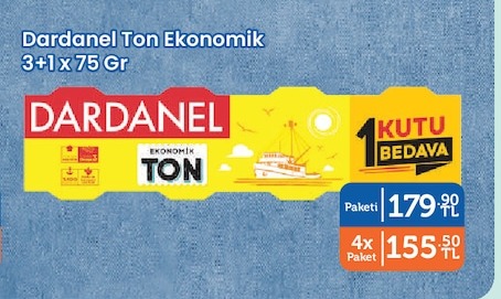 Dardanel Ton Ekonomik 3+1 X 75 Gr