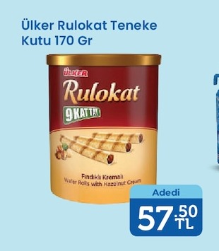 Ülker Rulokat Teneke Kutu 170 Gr
