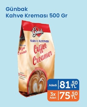 Günbak Kahve Kremasi 500 Gr