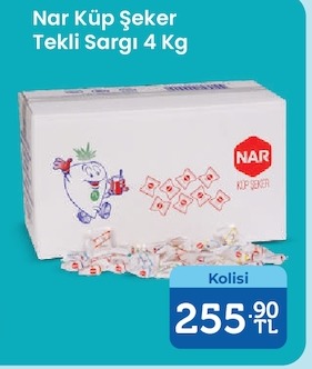 Nar Küp Şeker Tekli Sargı 4 Kg