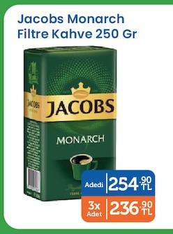 Jacobs Monarch Filtre Kahve 250 Gr