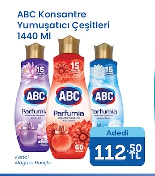 Abc Konsantre Yumuşatıcı Parfumia 1440 Ml