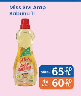 Miss Sıvı Arap Sabunu 1 L