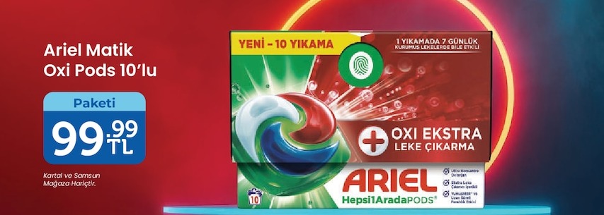 Ariel Matik Oxi Pods 10'Lu