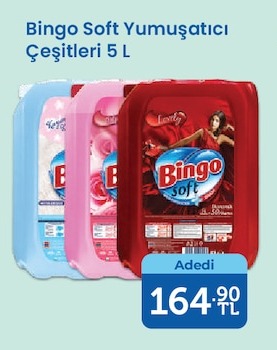Bingo Soft Yumuşatıcı Çeşitleri 5 L
