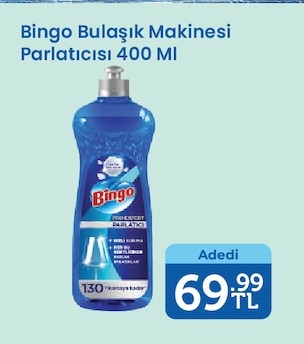 Bingo Bulaşık Makinesi Parlatıcısı 400 Ml