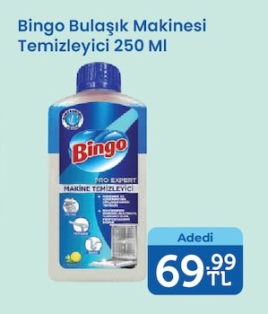 Bingo Bulaşık Makinesi Temizleyici 250 Ml