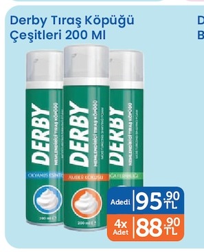 Derby Tıraş Köpüğü Çeşitleri 200 Ml