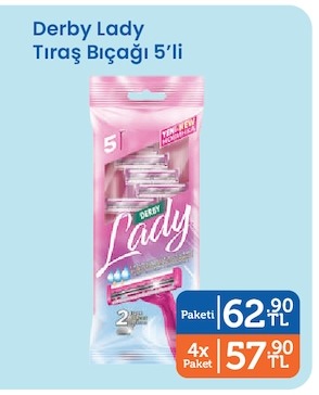Derby Lady Tıraş Bıçağı 5'Li