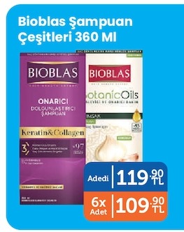 Bioblas Şampuan Çeşitleri 360 Ml