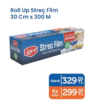 Roll Up Streç Film 30 Cm X 300 M