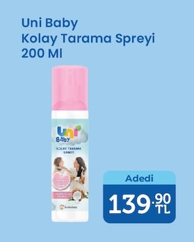 Uni Baby Kolay Tarama Spreyi 200 Ml