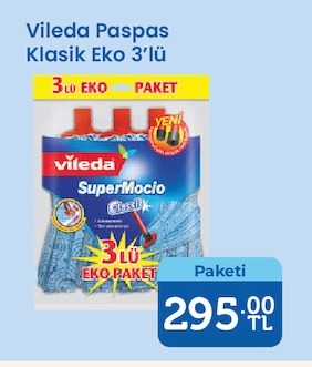 Vileda Paspas Klasik Eko 3'Lü