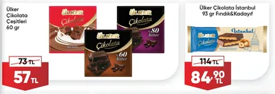 Ülker Çikolata Çeşitleri 60 Gr