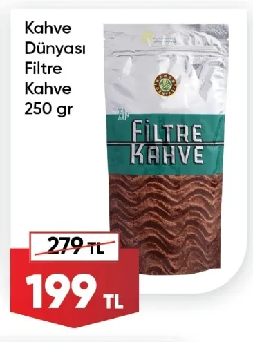 Kahve Dünyası Filtre Kahve 250 Gr