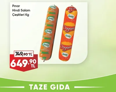 Pınar Hindi Salam Çeşitleri Kg