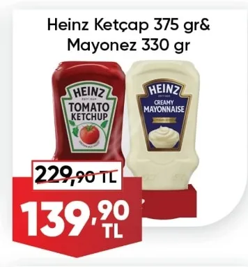 Heinz Ketçap 375 Gr & Mayonez 330 Gr
