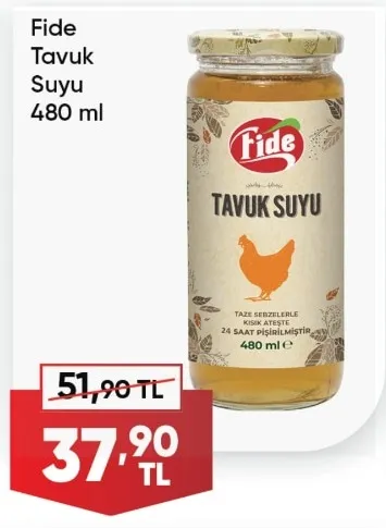 Fide Tavuk Suyu 480 Ml