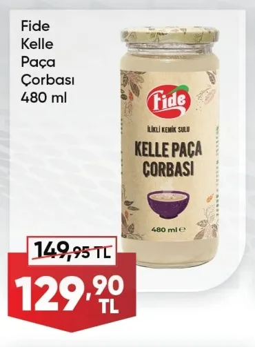 Fide Kelle Paça Çorbası 480 Ml