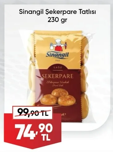 Sinangil Şekerpare Tatlısı 230 Gr