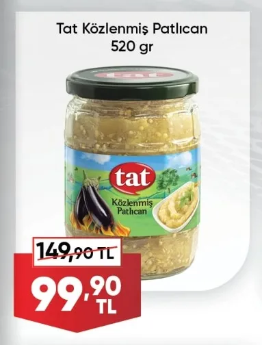 Tat Közlenmiş Patlıcan 520 Gr