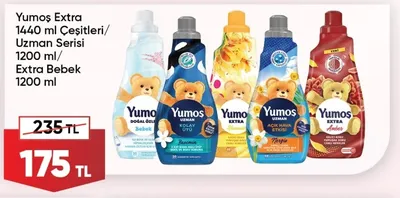 Yumoş Extra 1440 Ml Çeşitleri/ Uzman Serisi 1200 Ml/ Extra Bebek 1200 Ml
