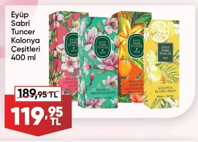 Eyüp Sabri Tuncer Kolonya Çeşitleri 400 Ml