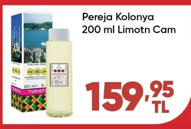 Pereja Kolonya 200 Ml Limotn Cam