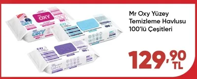 Mr Oxy Yüzey Temizleme Havlusu 100'Lü Çeşitleri