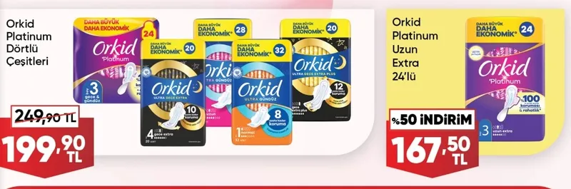 Orkid Platinum Dörtlü Çeşitleri