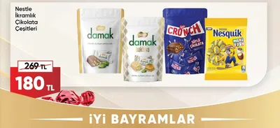 Nestle İkramlık Çikolata Çeşitleri