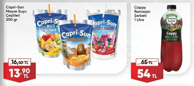 Capri-Sun Meyve Suyu Çeşitleri 200 Gr