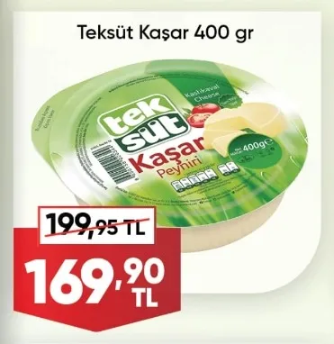 Teksüt Kaşar 400 Gr