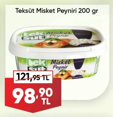 Teksüt Misket Peyniri 200 Gr