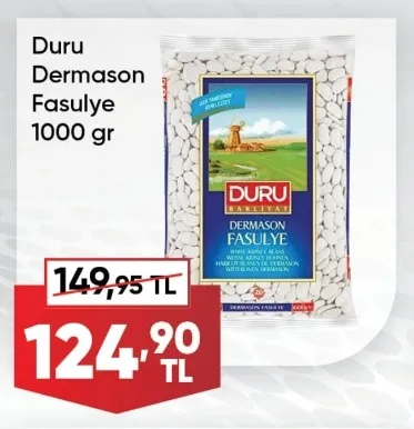 Duru Dermason Fasulye 1000 Gr