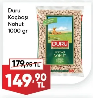 Duru Koçbaşı Nohut 1000 Gr