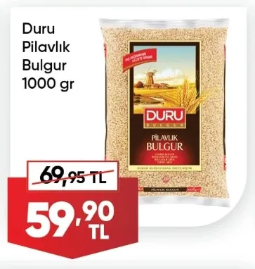 Duru Pilavlık Bulgur 1000 Gr