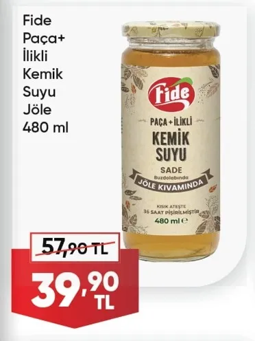 Fide Paça+İlikli Kemik Suyu Jöle 480 Ml