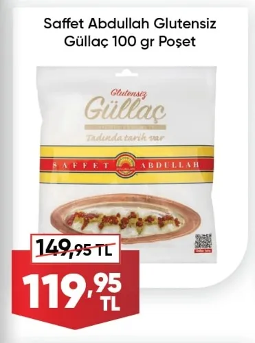 Saffet Abdullah Glutensiz Güllaç 100 Gr Poşet