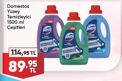 Domestos Yüzey Temizleyici 1500 Ml Çeşitleri